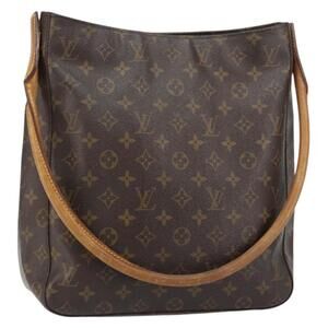 LOUIS VUITTON Monogram Looping GM Shoulder Bag M51145 LV Auth BA8898